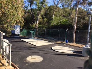 Road surface paving project